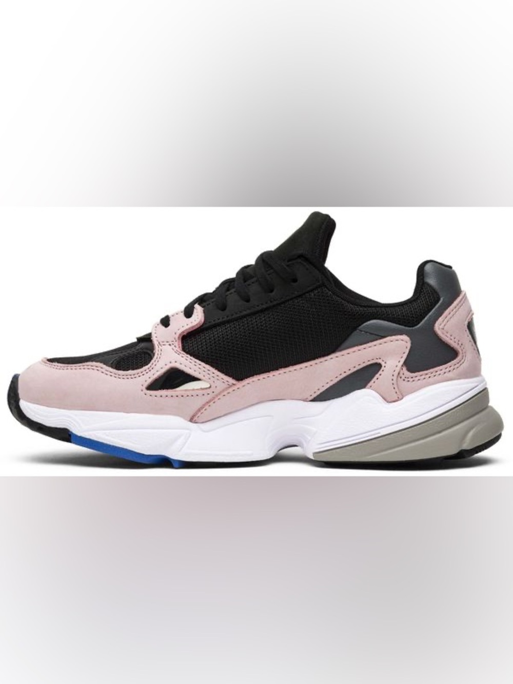 adidas 2018 Womens Falcons Black & Pink Runner Sneakers size 10